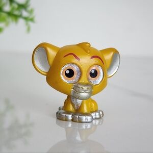✨️🦁💛 Disney Mini Simba Lion Cub Figure 1” Gold & Silver Collectible Toy